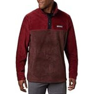 NWT Columbia M's Steens Mountain Half Snap Pull Over- Red Lodge